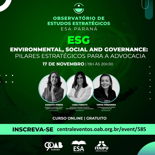 ESG: Pilares Estratégicos para a Advocacia